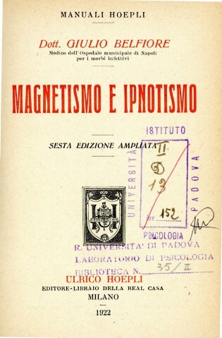 I libri posseduti da Vittorio Benussi (frontesizi)