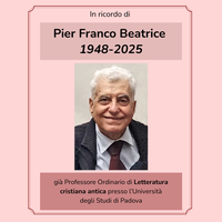 La Biblioteca di Storia ricorda il Professor Pier Franco Beatrice