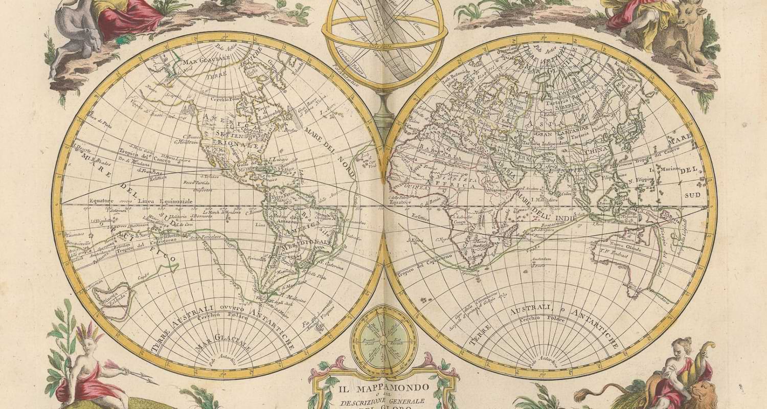 Teatro del mondo: l’atlante nelle collezioni della Biblioteca di Geografia