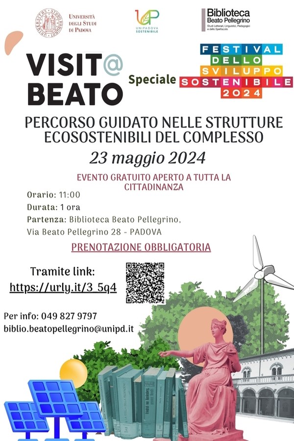 Visit@Beato. Percorso guidato nelle strutture ecosostenibili del Complesso Beato Pellegrino